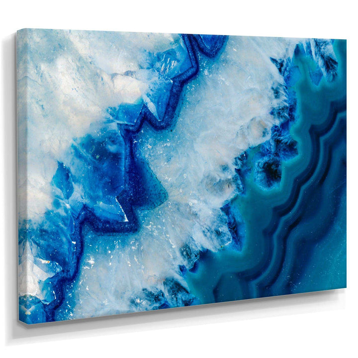 Geode Slice Macro - Modern Living Room Wall Decor