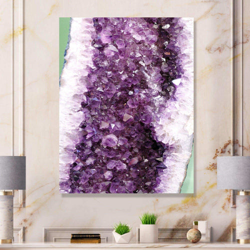 Purple Precious Stones - Modern Bedroom Wall Art