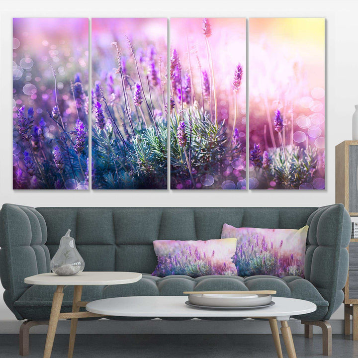 Growing and Blooming Lavender Multi-Panels