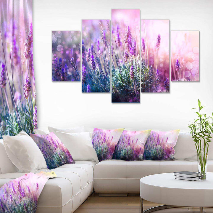 Growing and Blooming Lavender Multi-Panels