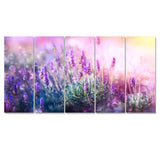 Growing and Blooming Lavender Multi-Panels