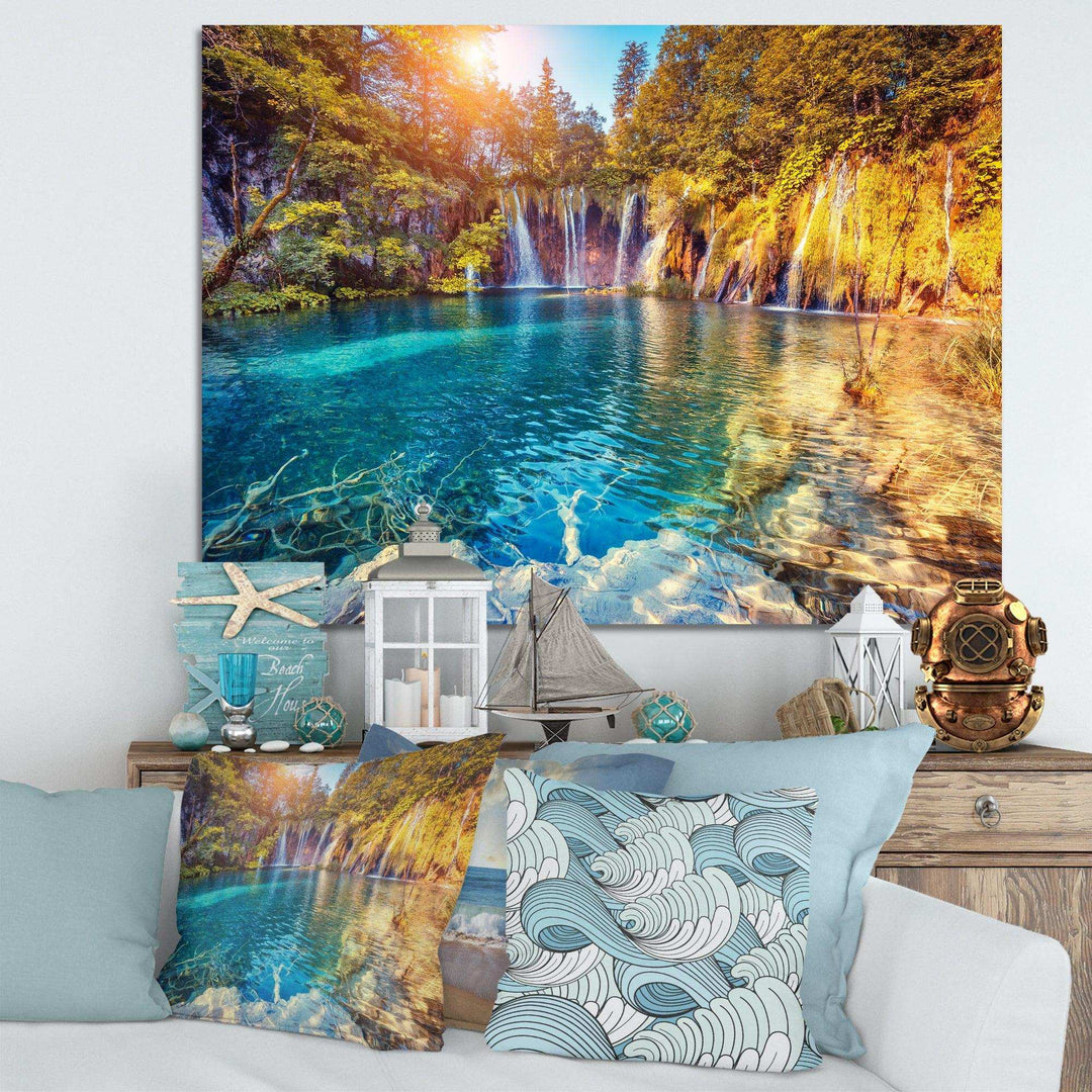 Turquoise Water and Sunny Beams