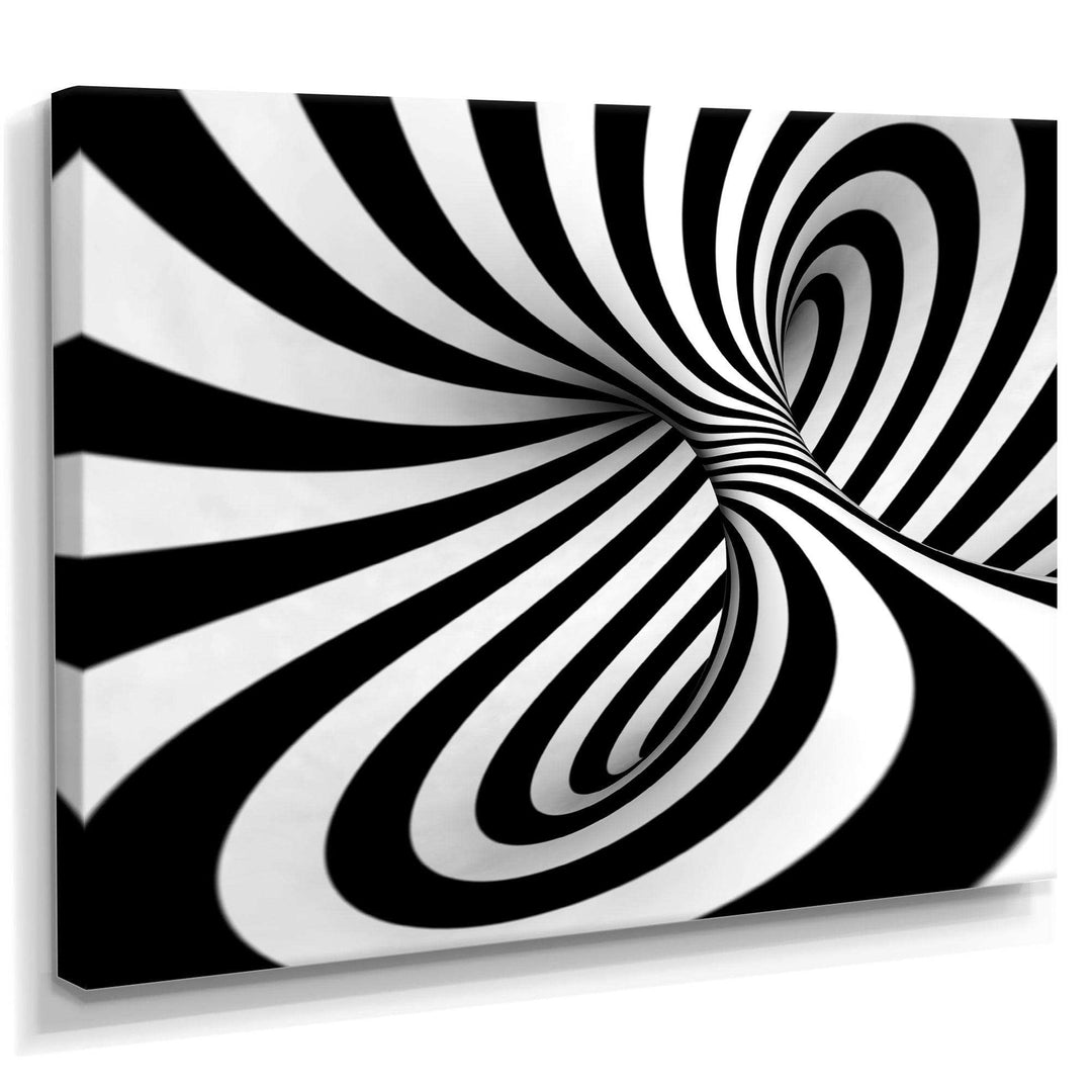 Spiral Black n White - Modern Wall Art Prints