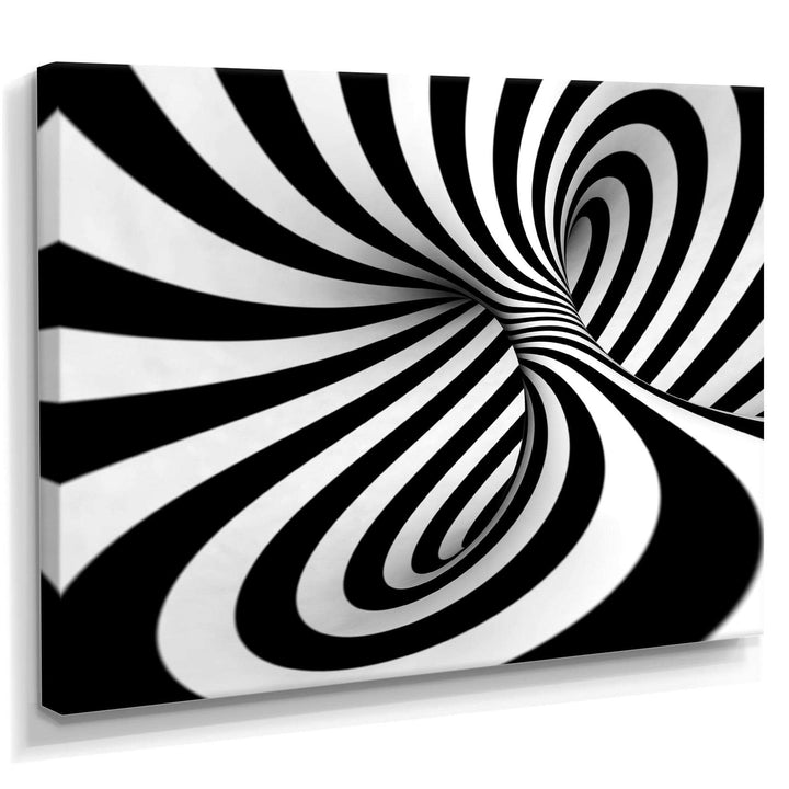 Spiral Black n White - Modern Wall Art Prints