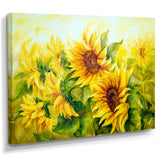 Bright Yellow Sunny Sunflowers