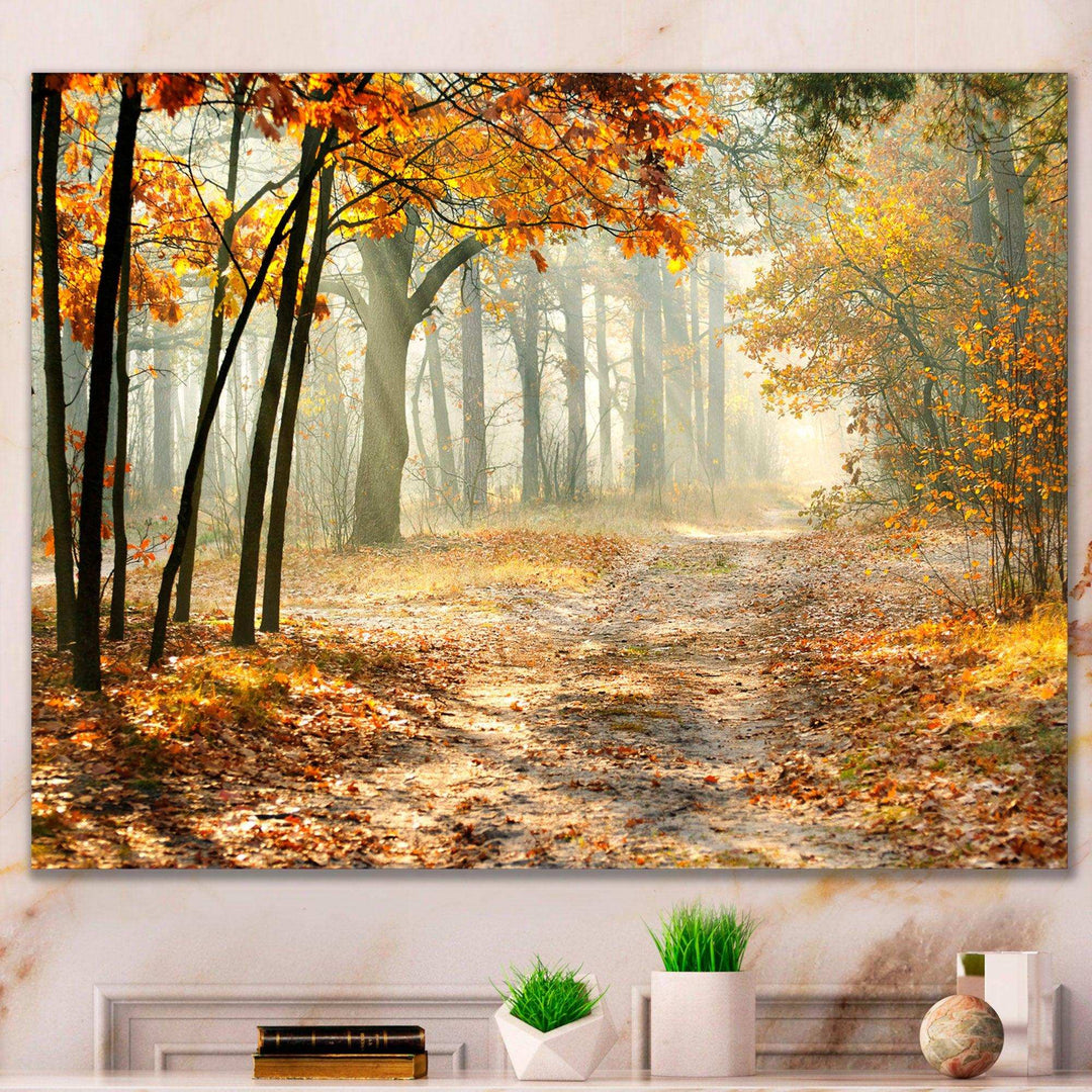 Bright Yellow Fall Morning