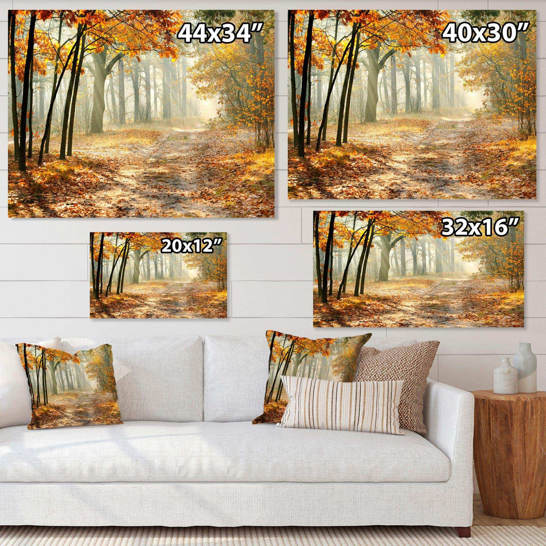 Bright Yellow Fall Morning