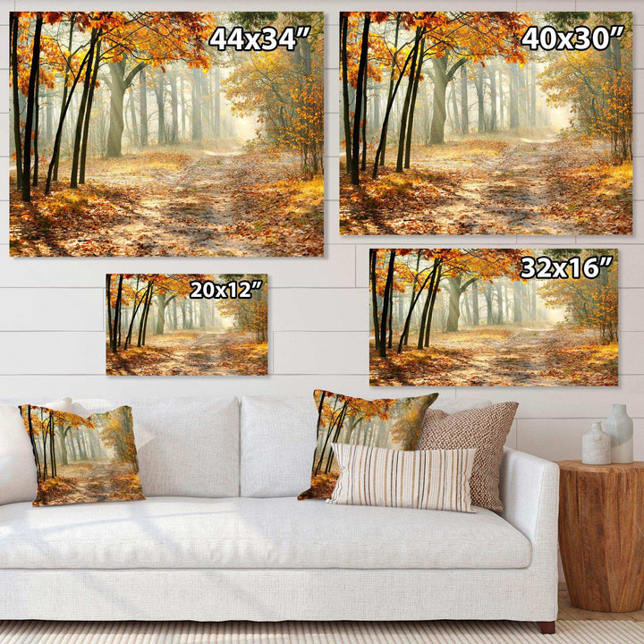 Bright Yellow Fall Morning