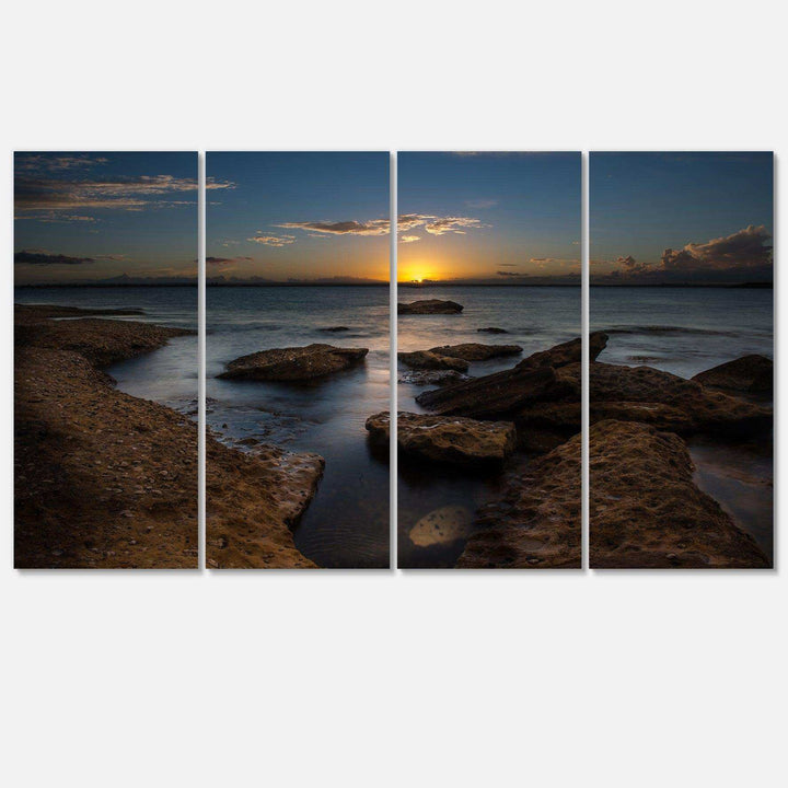 Rocky Sydney Beach at Sunset Multi-Panels