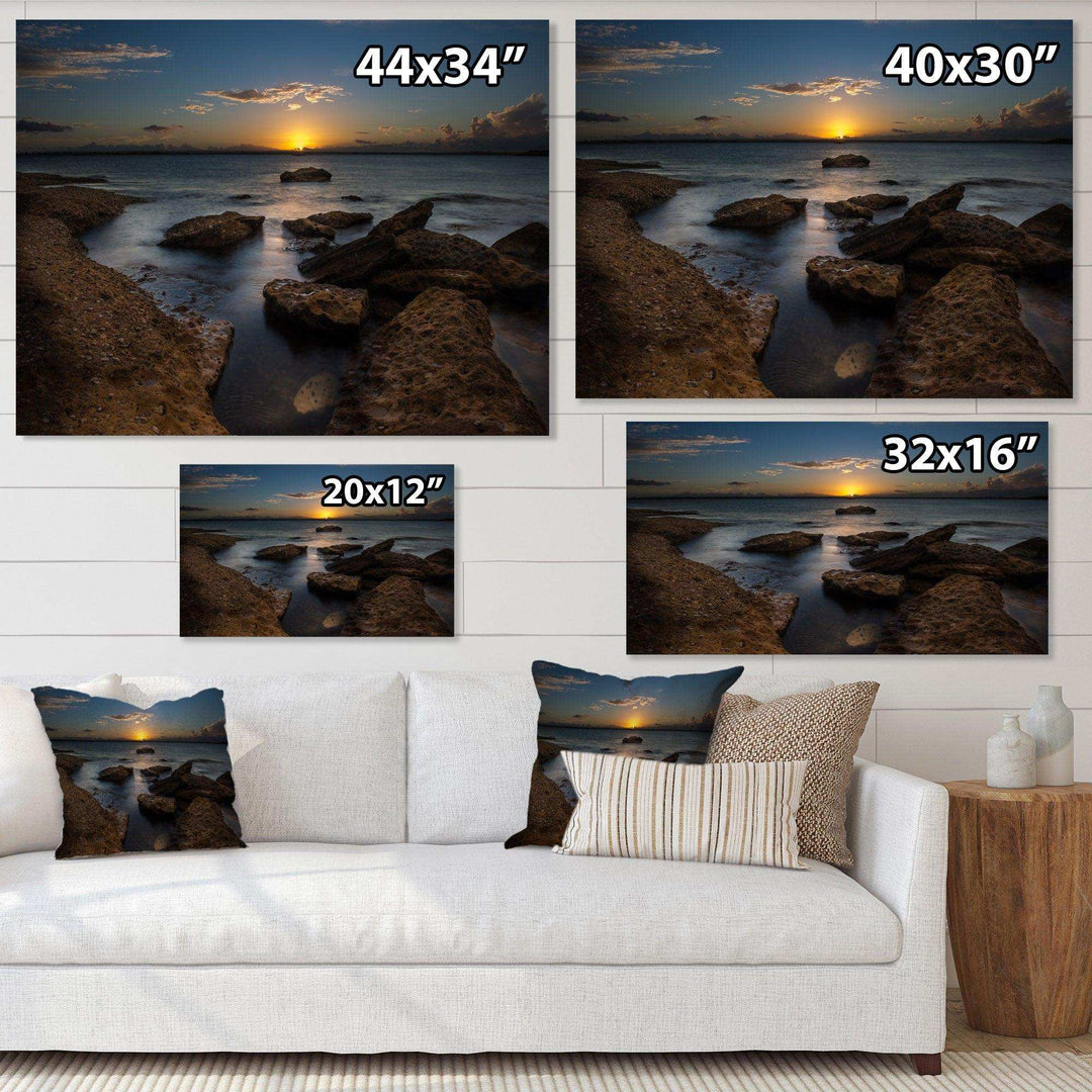 Rocky Sydney Beach at Sunset