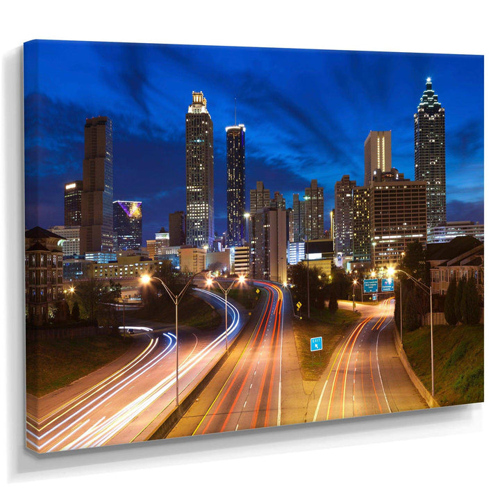 Atlanta Skyline Twilight Blue Hour