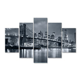 Panorama New York City at Night Multi-Panels