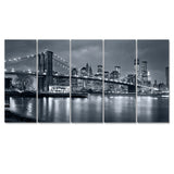 Panorama New York City at Night Multi-Panels