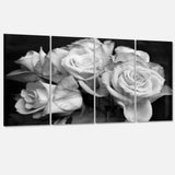 Bunch of Roses Black and White Multi-Panels