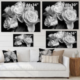 Bunch of Roses Black and White